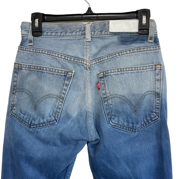 RE/DUN x Levi’s Straight Skinny Distressed Jean Size 26 NWOT - Picture 6 of 10